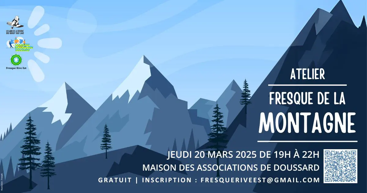 Fresque de la Montagne à Doussard le jeudi 20 mars 2025